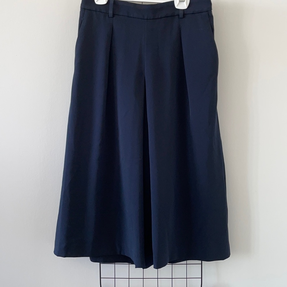 Uniqlo, culottes, blue, Unworn-tag removed to wash